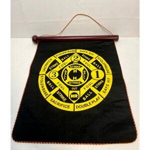 Dart Board & Baseball magnetic two sided 17" x 15" hanger